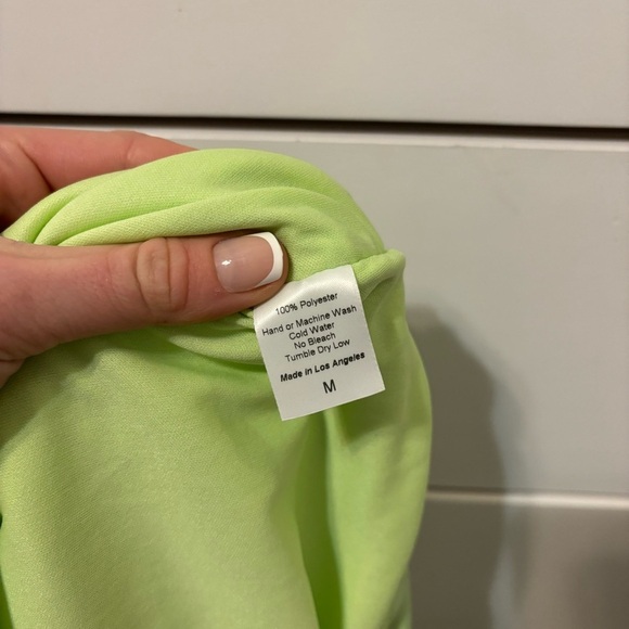 Lucy In The Sky Green Sparkly Mini Dress - Picture 6 of 8